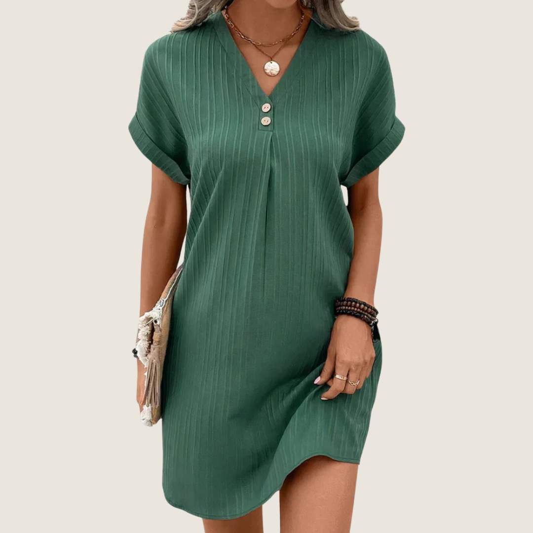 Image of Harper | Women's V-Neck Mini Dress