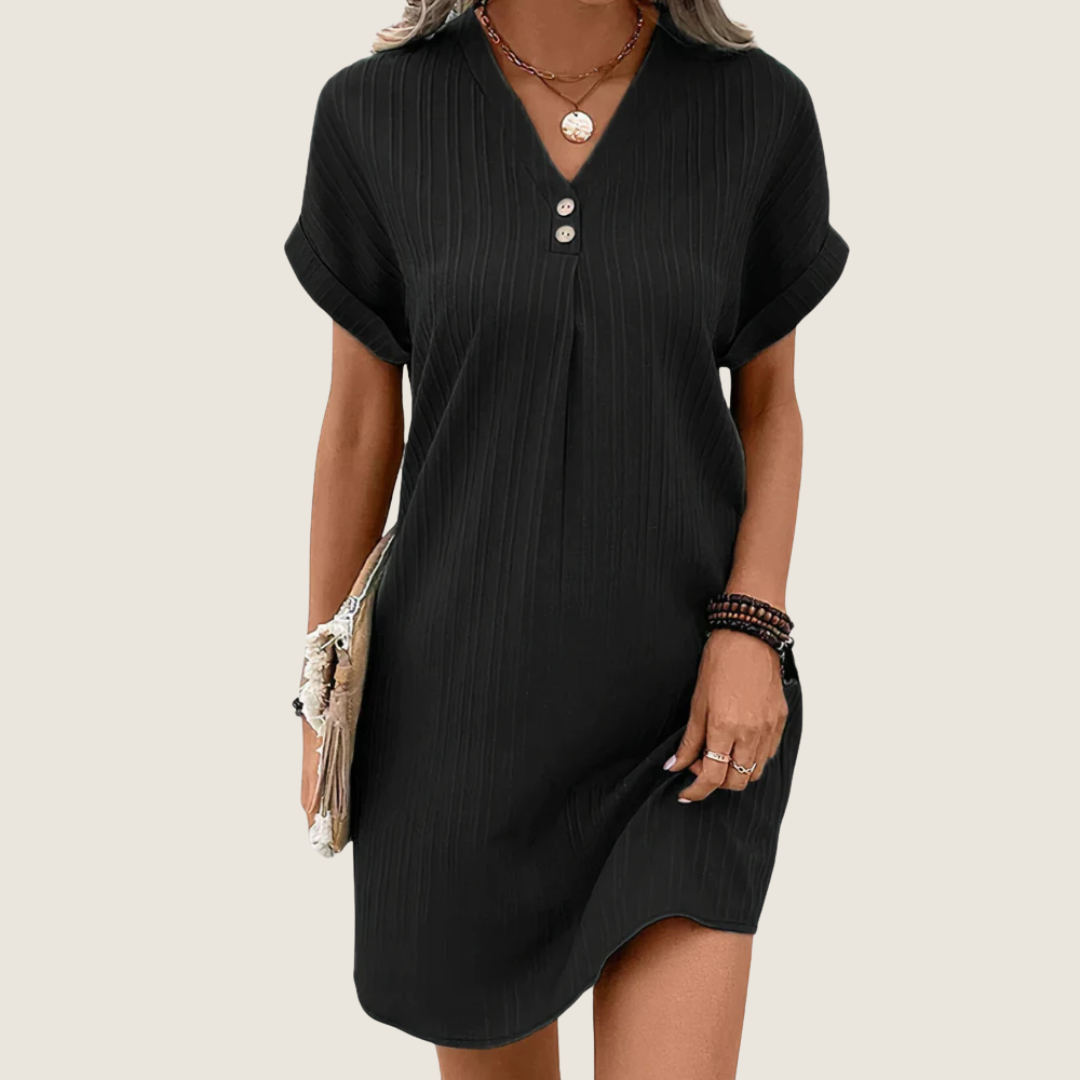 Image of Harper | Women's V-Neck Mini Dress