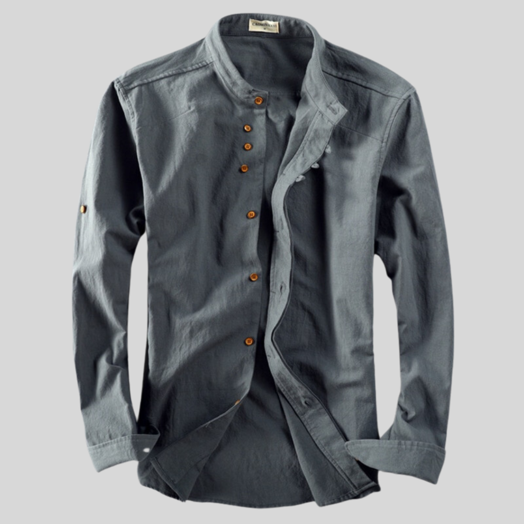 Image of Heath | Men's Long Sleeve Button-Down Shirt