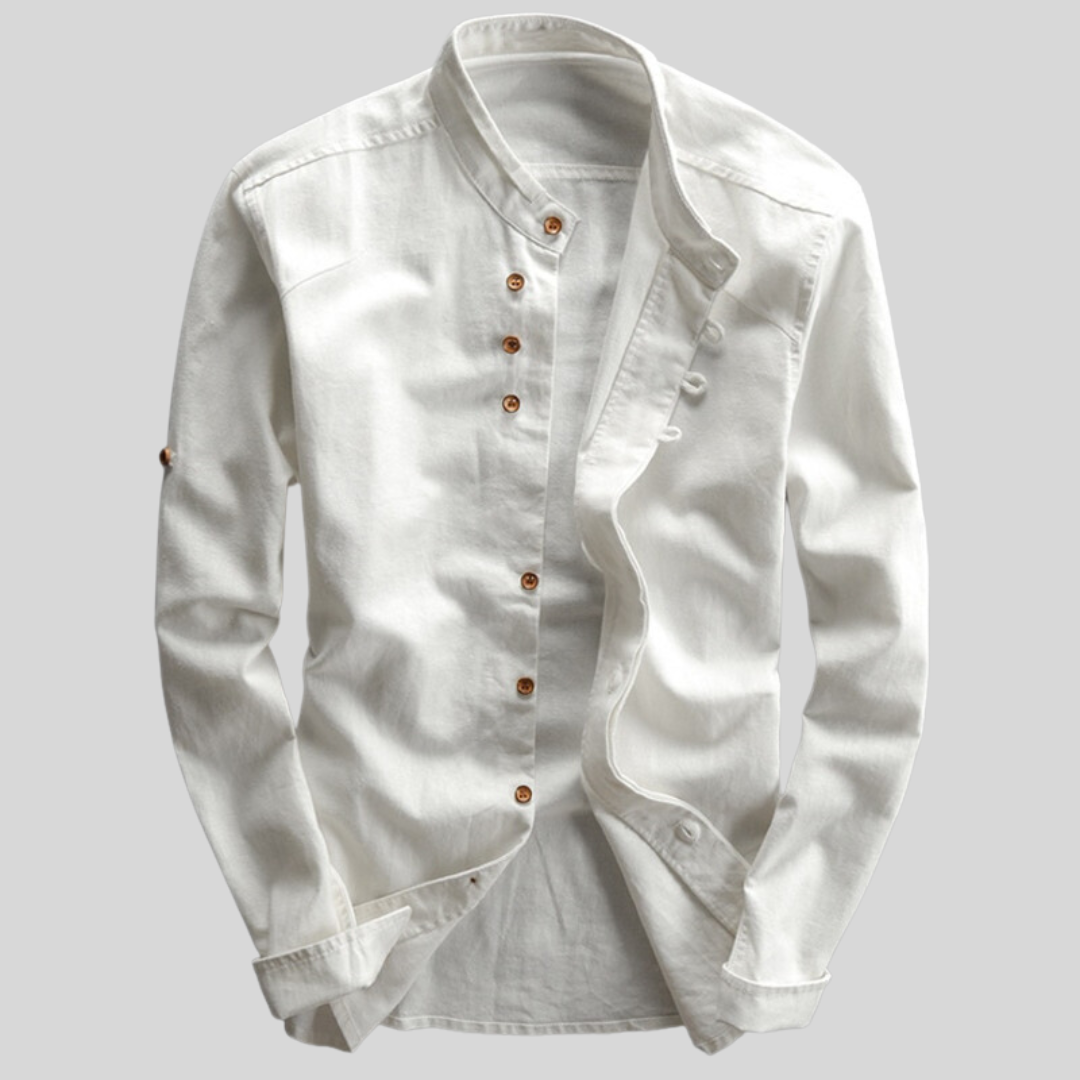 Image of Heath | Men's Long Sleeve Button-Down Shirt