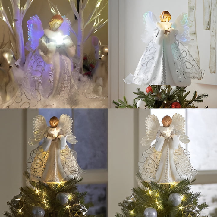 Heavenly Angel Animated Christmas Tree Topper