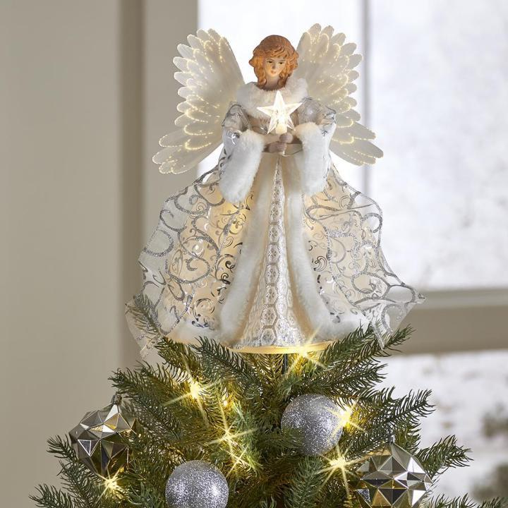 Heavenly Angel Animated Christmas Tree Topper