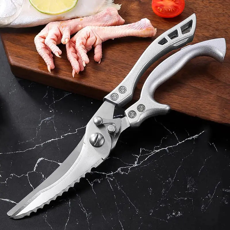 Heavy-Duty Stainless Steel Poultry Shears – Cuts Bone, Meat & Fish