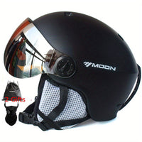 Protective Ski Helmet with Removable Parts - All-Weather Sports Gear