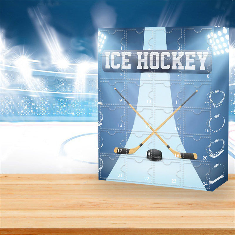 Hockey Advent Calendar with 24 Doors