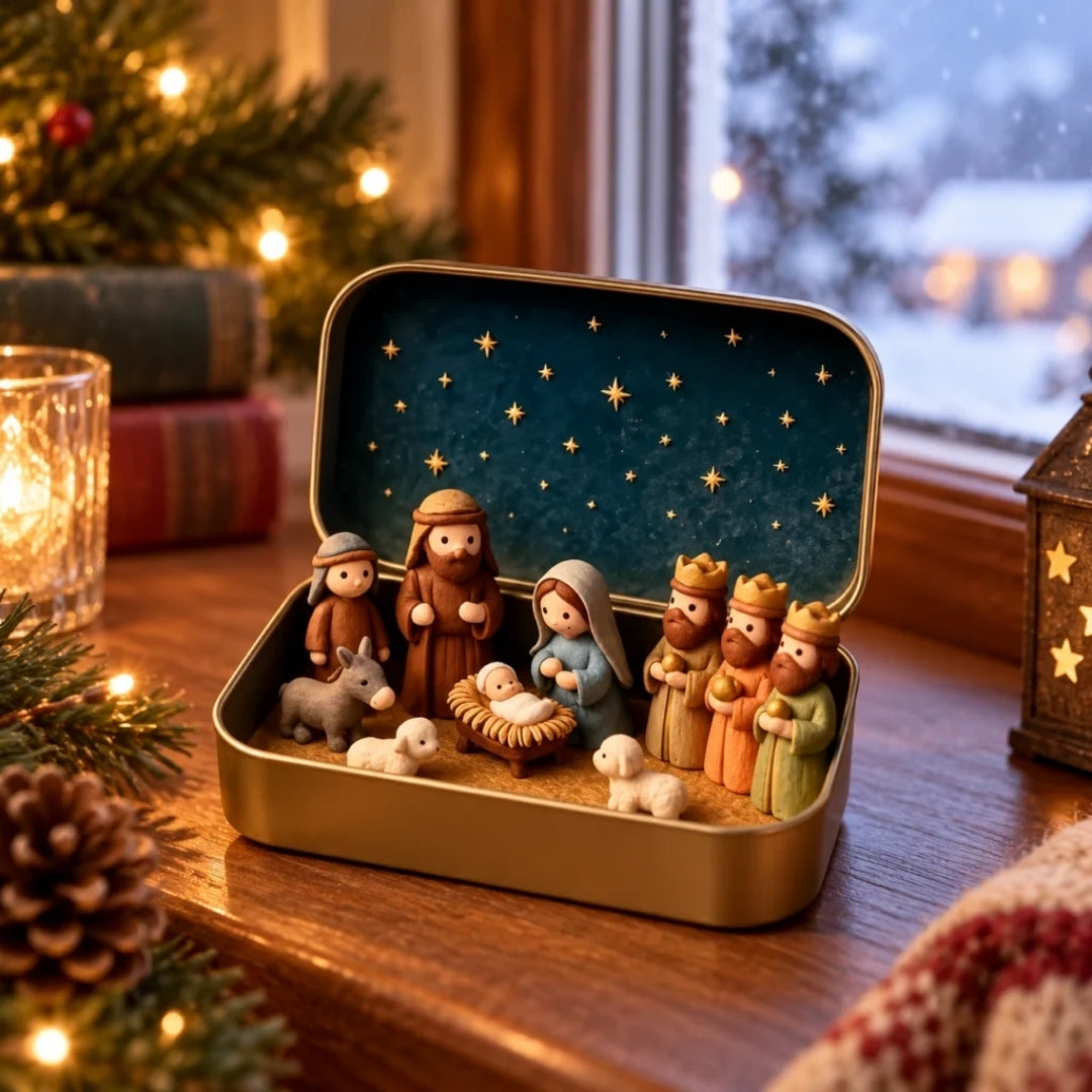 HolyGift - Nativity Scene in a Stylish Box