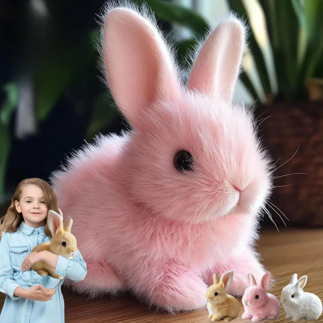HOPPILOOM – Interactive Plush Bunny with Realistic Movements & Cute Sounds