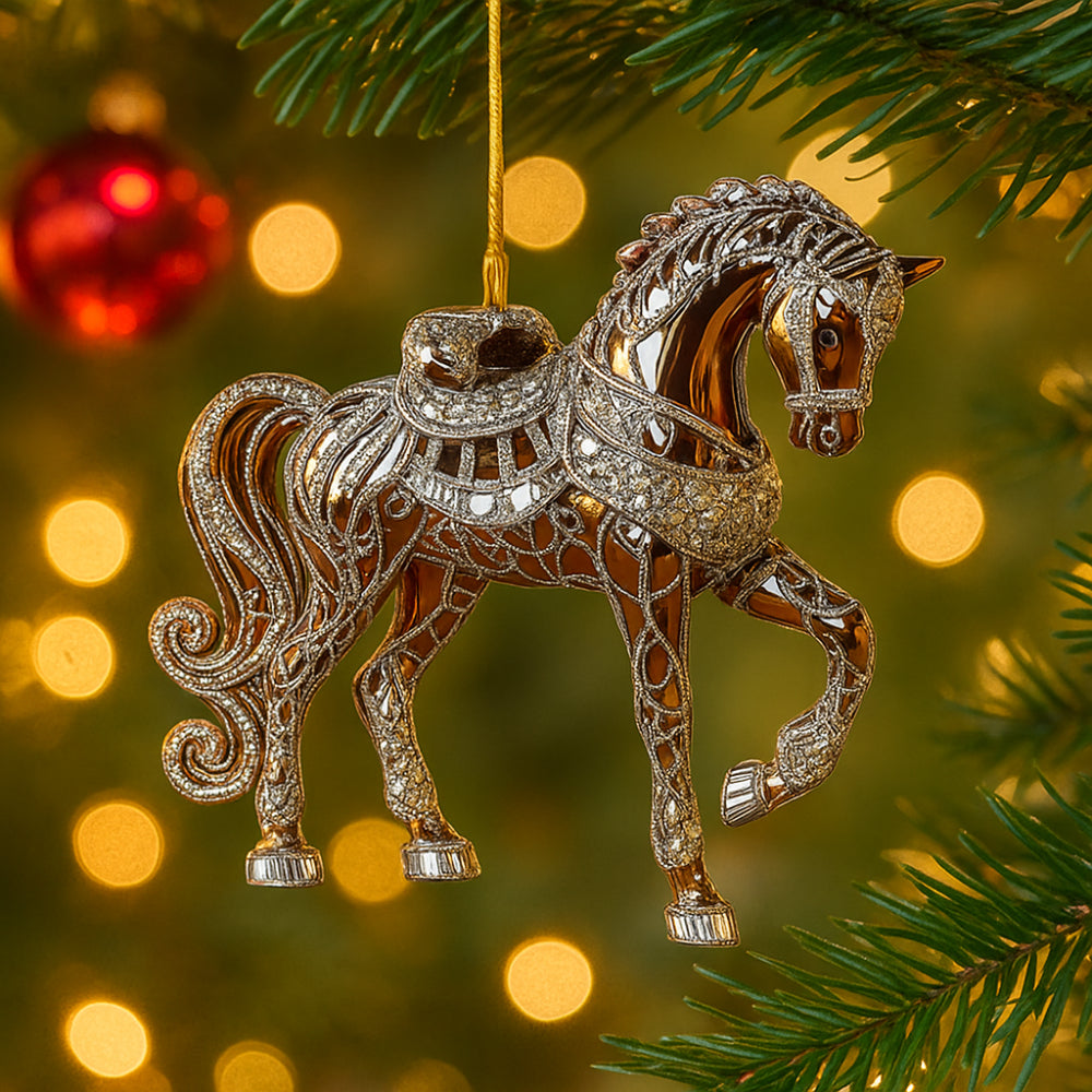 Horse Christmas Tree Ornament