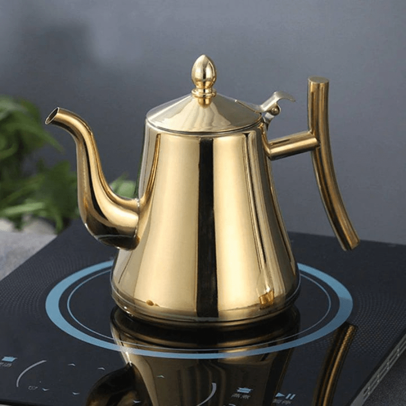 Induction Kettle Made of Stainless Steel with Built-in Filter