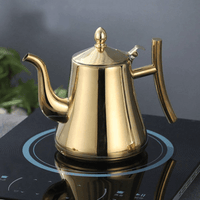 Stainless Steel Kettle with Infuser for Induction Stovetops