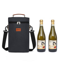 Insulated Dual Wine Bottle Carrier Bag – Buy 1, Get 1 FREE – ChillMate
