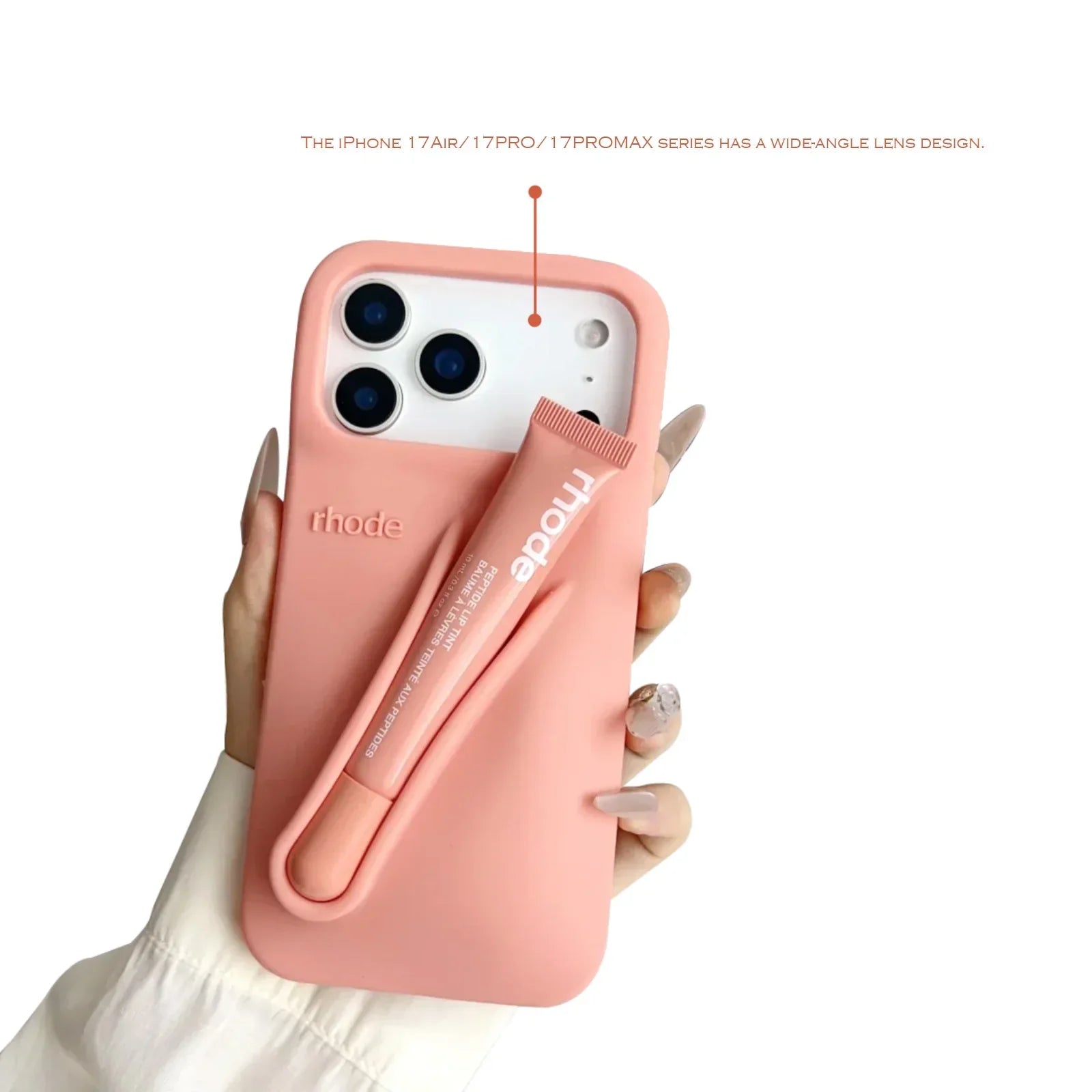 iPhone Case with Lip Gloss Set for iPhone 13-17