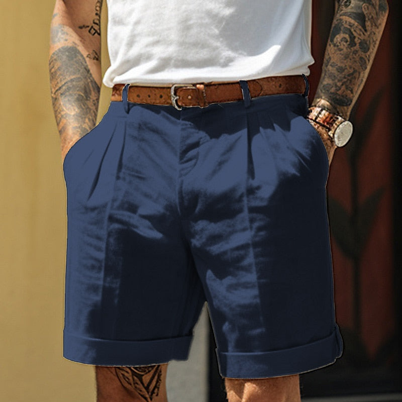 Image of Irving | Men's Pleated Dress Shorts