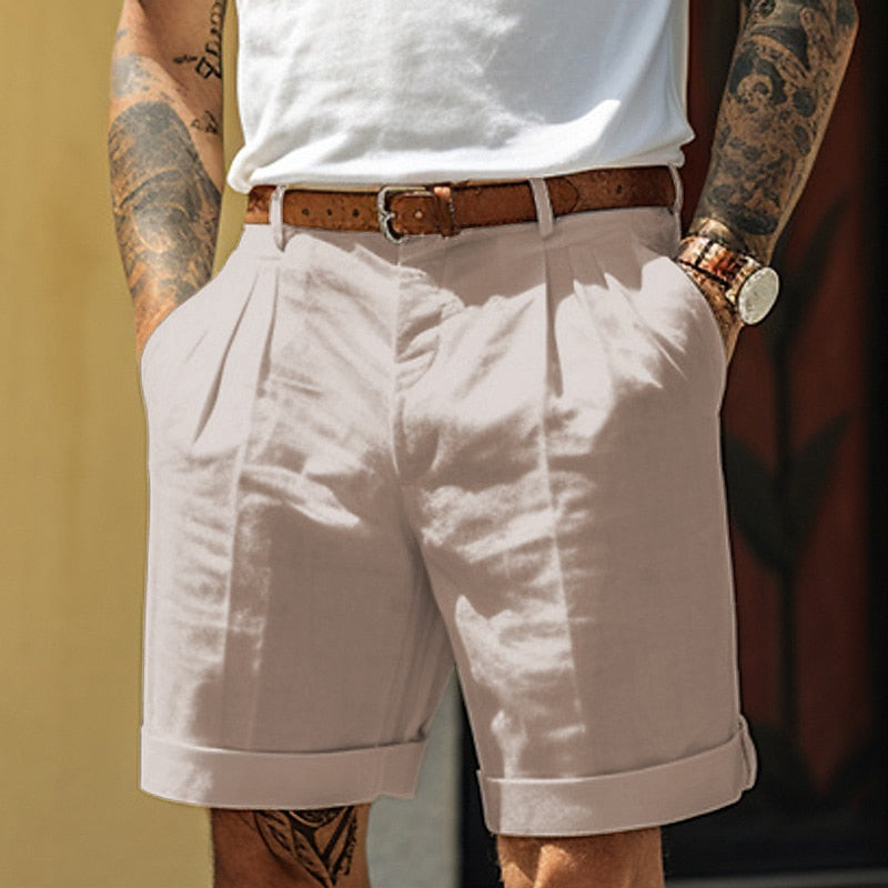 Image of Irving | Men's Pleated Dress Shorts
