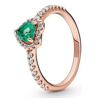 Heart Diamond Ring - Elegant Sterling Silver Promise Ring