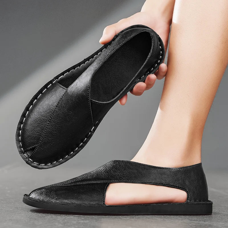 Italian Calfskin Sandals™ — Unleash Confidence and Walk on Clouds All Day Long