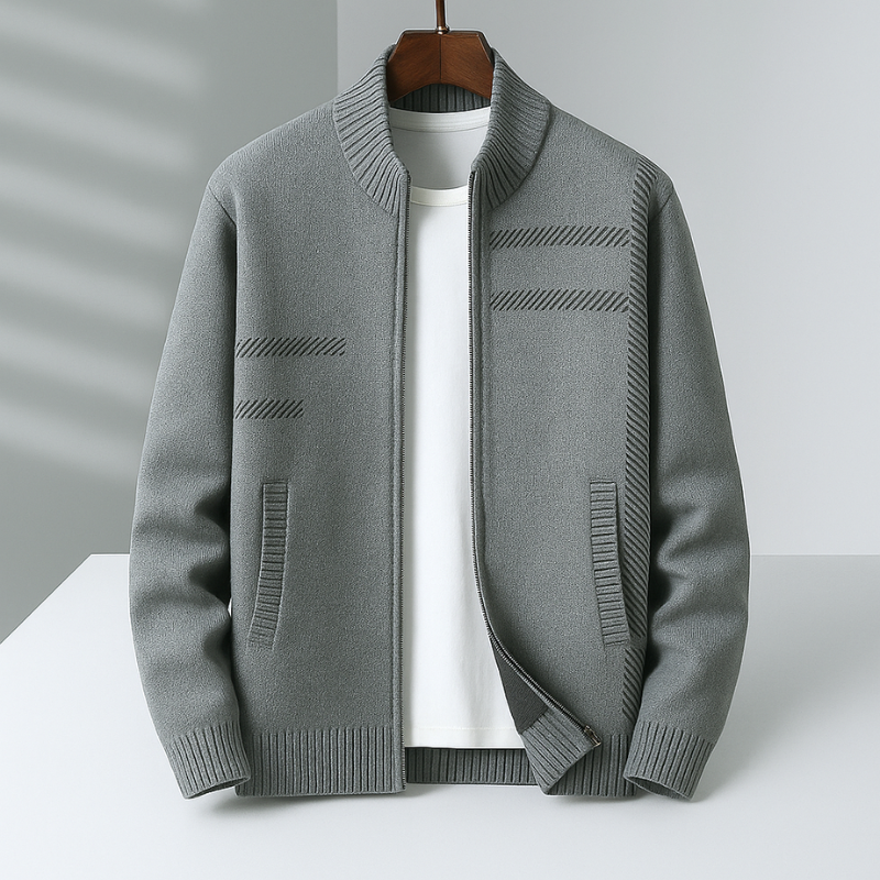 Image of Jacob | Men's Zip-Up Casual Jacket
