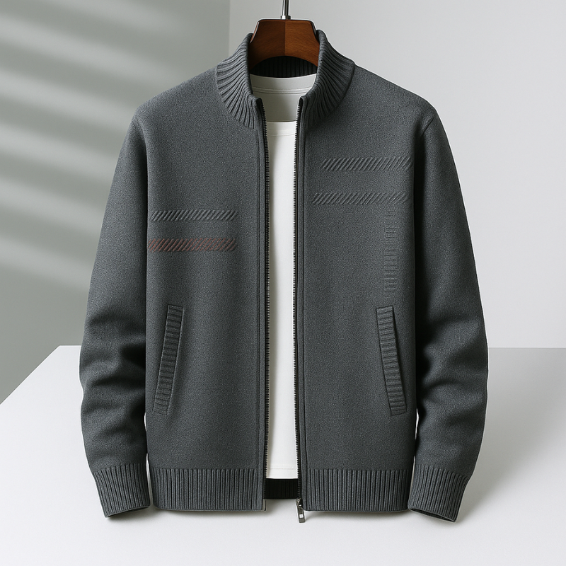 Image of Jacob | Men's Zip-Up Casual Jacket
