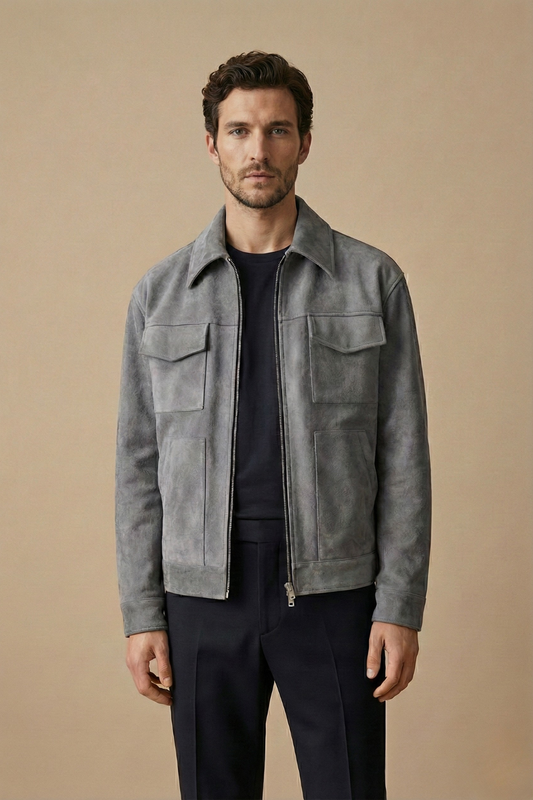 Image of Jayden | Men's Zip-Up Casual Jacket