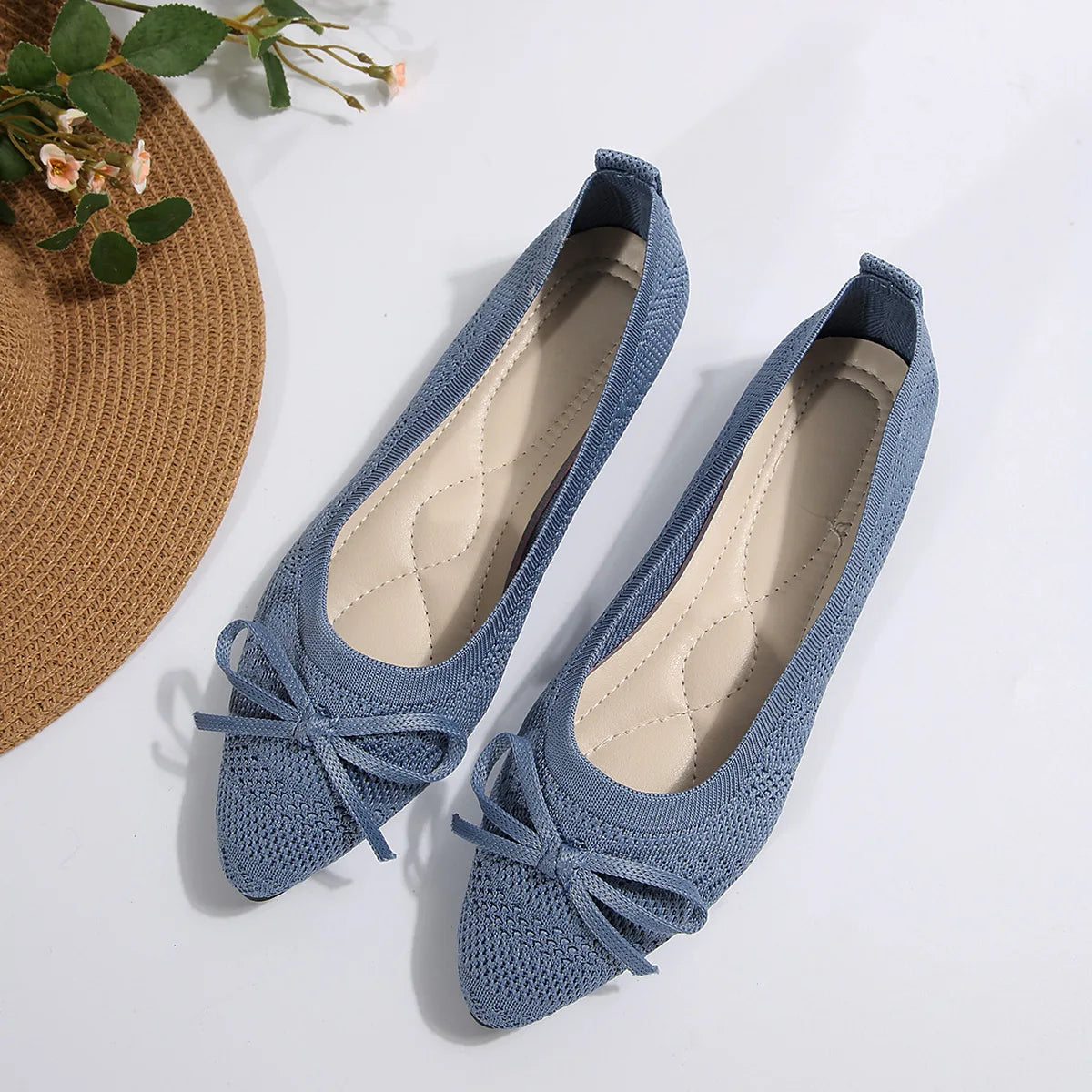 Image of Jayla | Women's Pointed Toe Slip-On Ballet Flats