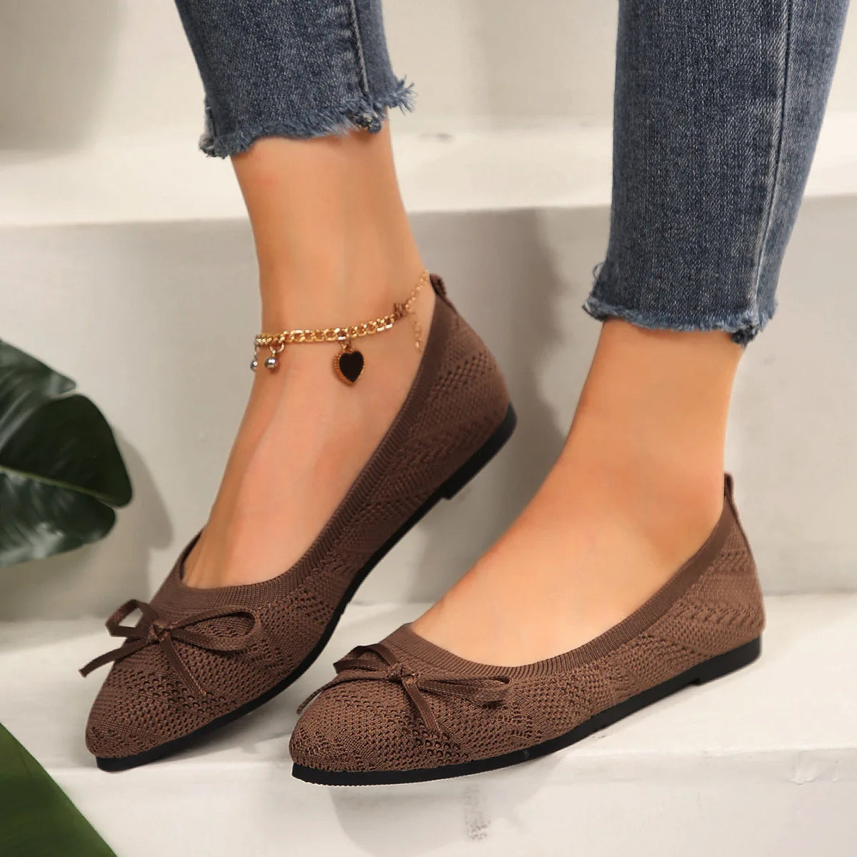 Image of Jayla | Women's Pointed Toe Slip-On Ballet Flats