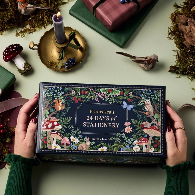 JollyJournals™ - Advent Calendar with Stationery 24 Surprises