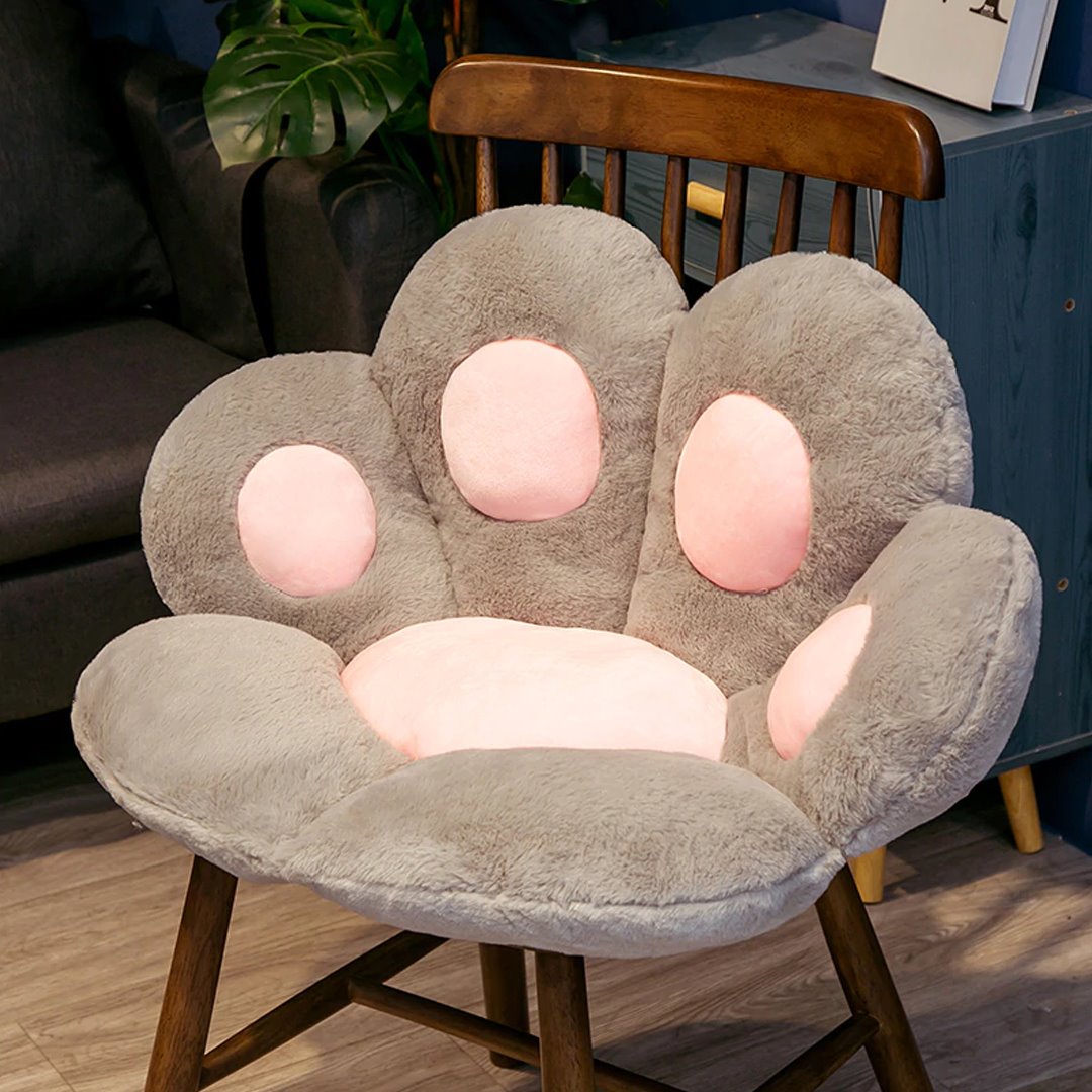 Kawaii Cute Pastel Paw Seat Cushion