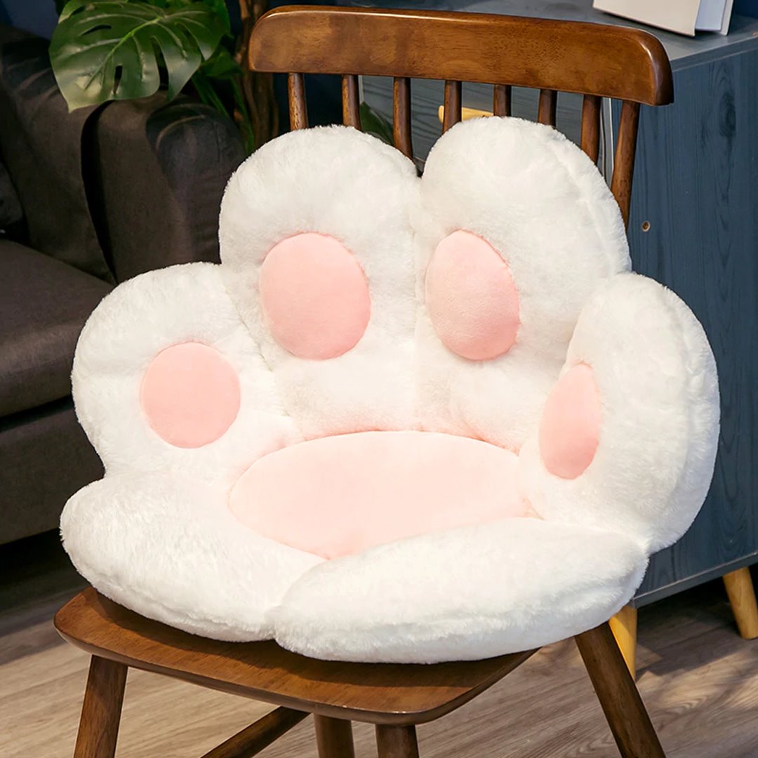 Kawaii Cute Pastel Paw Seat Cushion