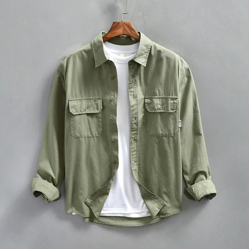 Image of Kirk | Men's Long Sleeve Button-Down Casual Shirt