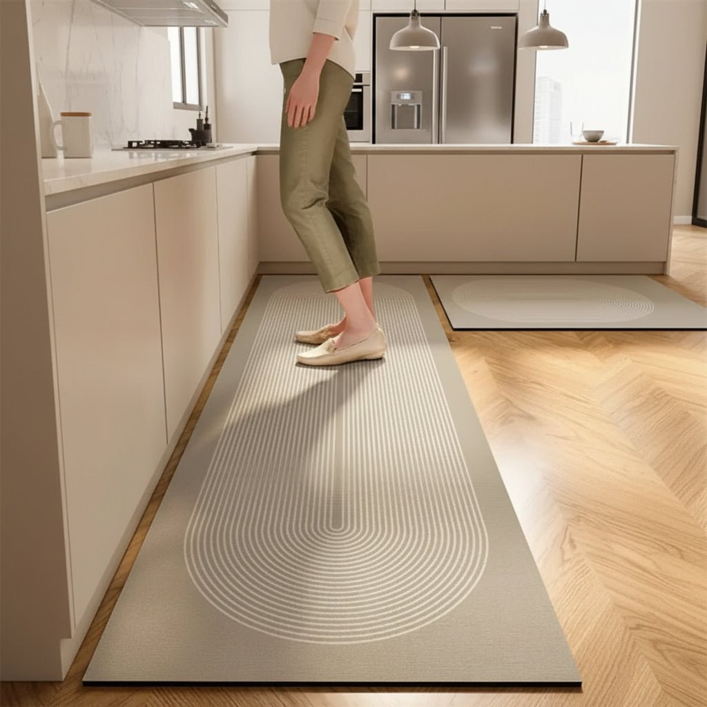 KITCHENEASE – Anti-fatigue kitchen mat with absorbent & non-slip surface