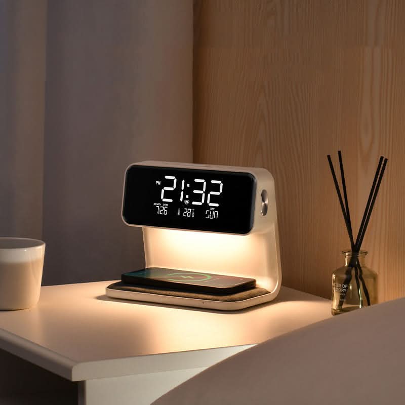 KLARBLICK – Clear LCD Alarm Clock with Dimmer Function