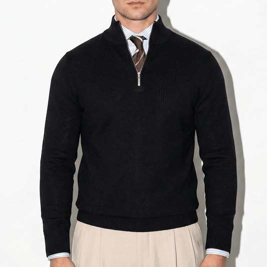 Image of Larry | Men's Quarter-Zip Sweater