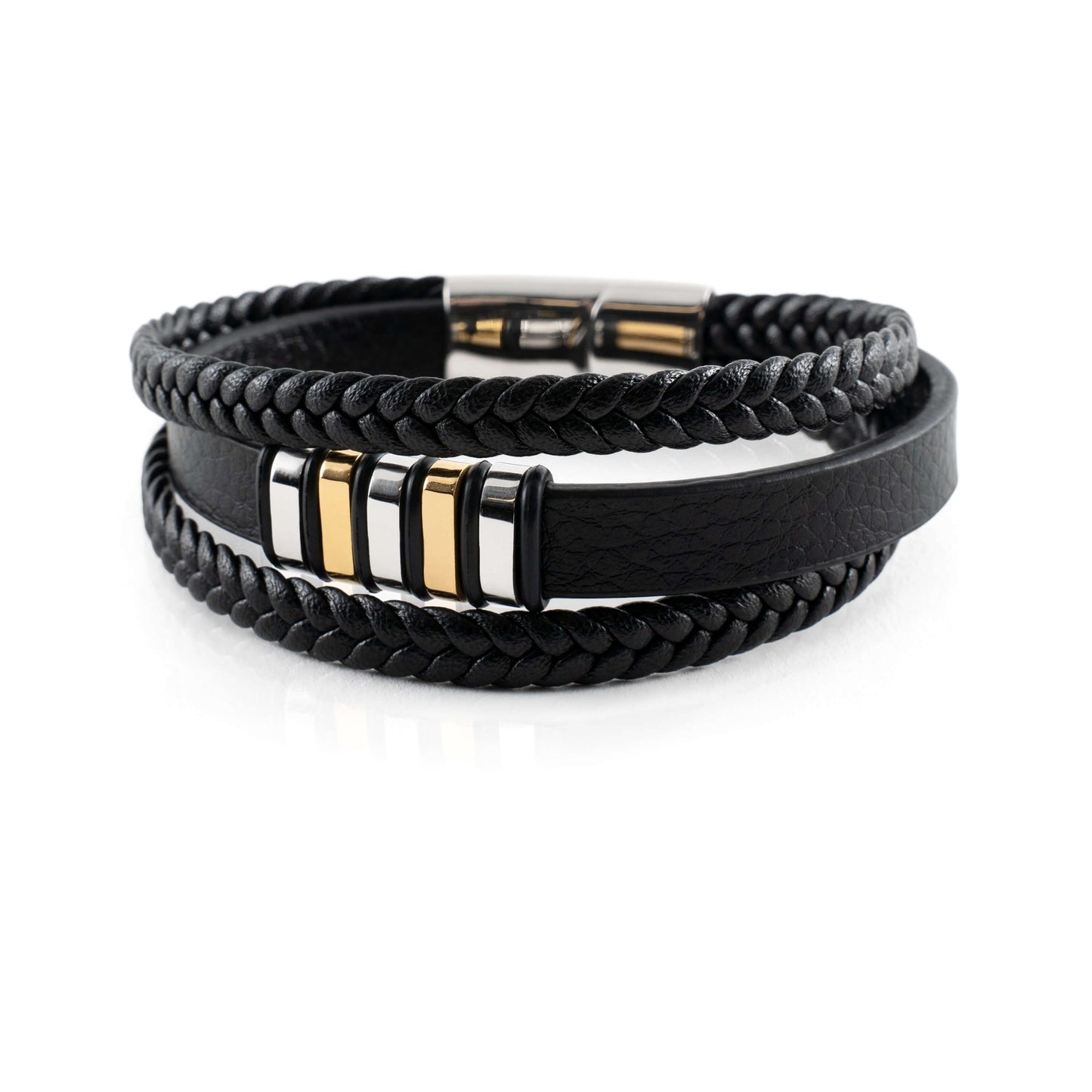 Leather Men's Bracelet - Timeless and Stylish Accessory