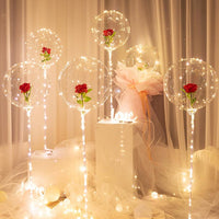 Illuminated Rose Balloon Bouquet Kit