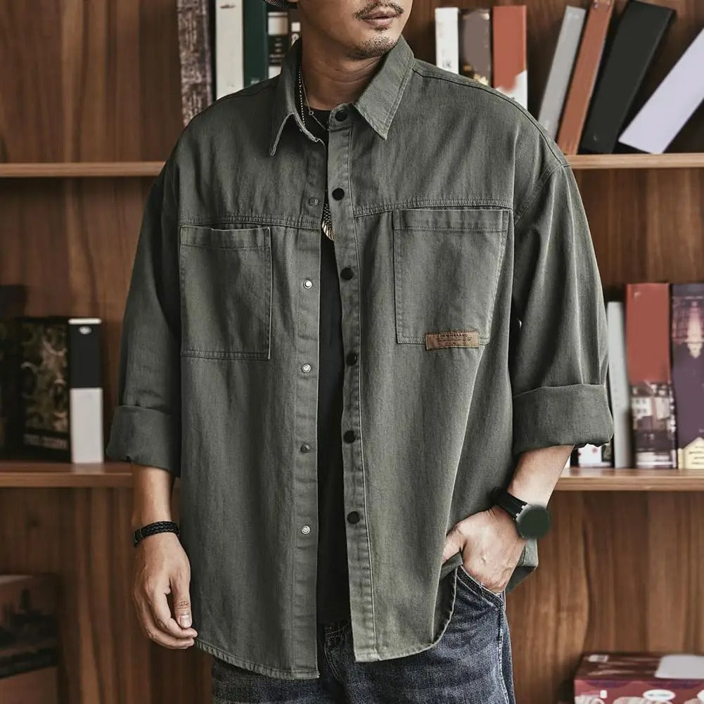 Image of Lee | Men's Overshirt Long Sleeve Button-Down Shirt