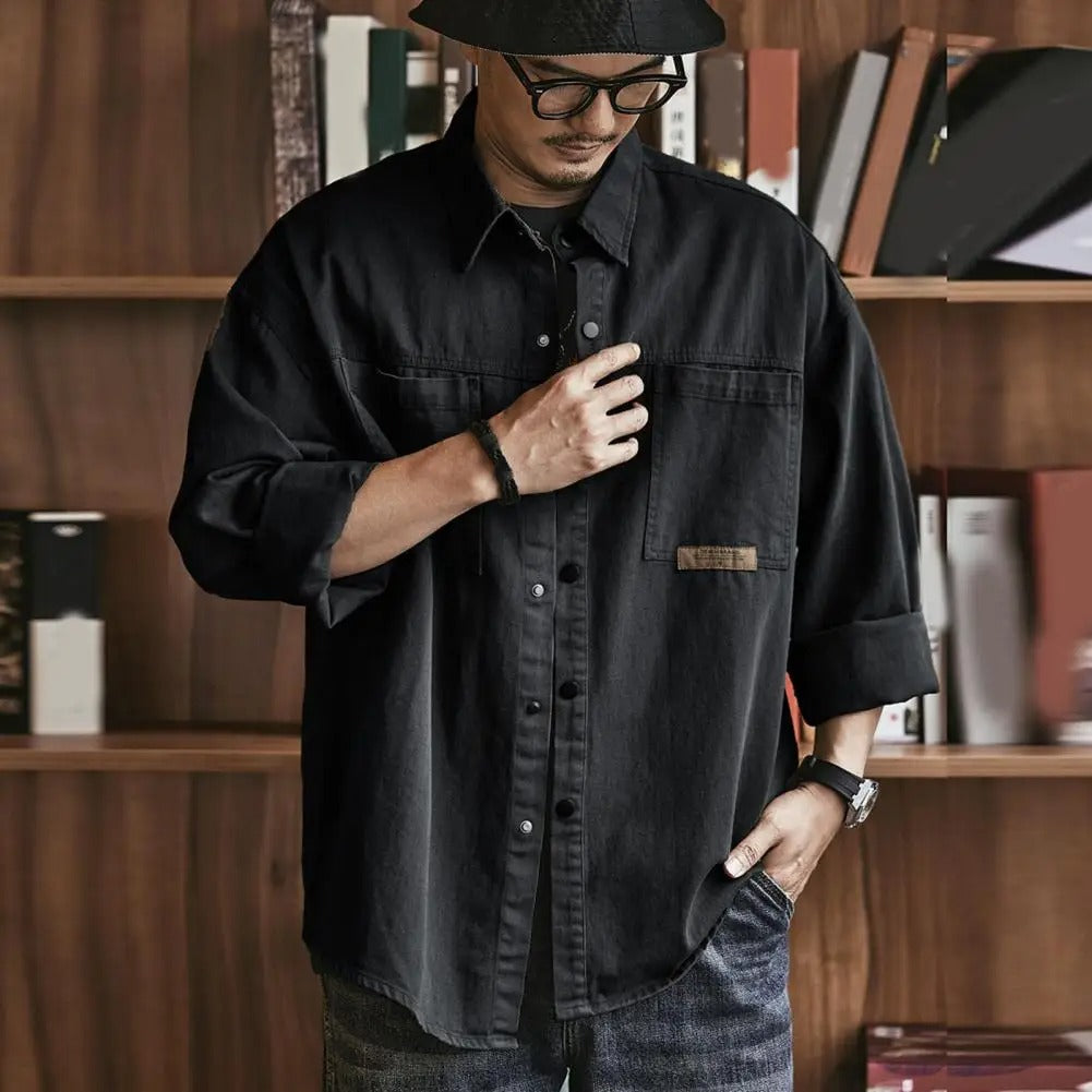 Image of Lee | Men's Overshirt Long Sleeve Button-Down Shirt