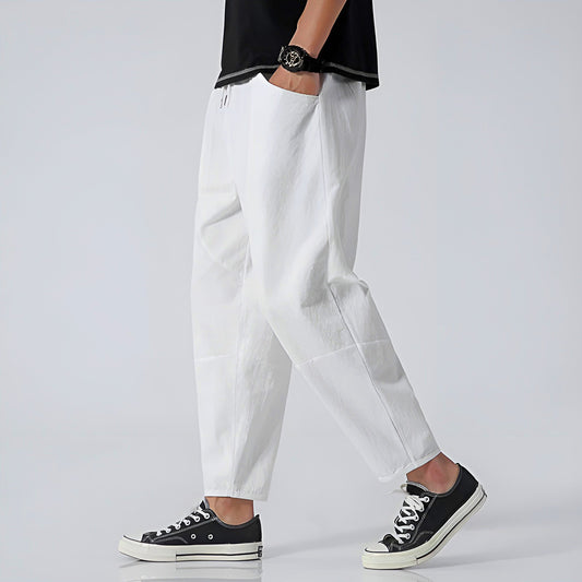 Image of Lenny | Men's Cropped Loose Fit Pants