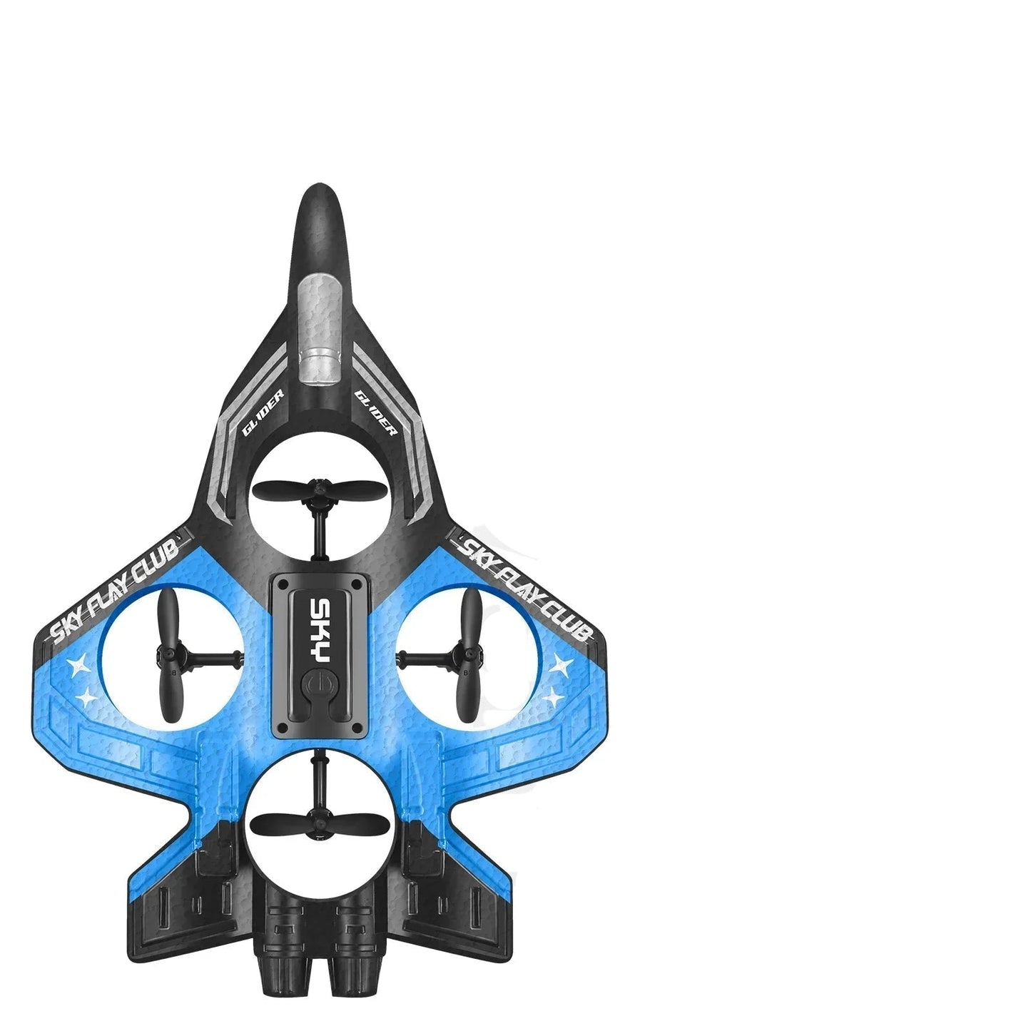 Lightweight RC Plane with Gyroscopic Stabilization and LED Lights – Ideal for Beginners and Kids