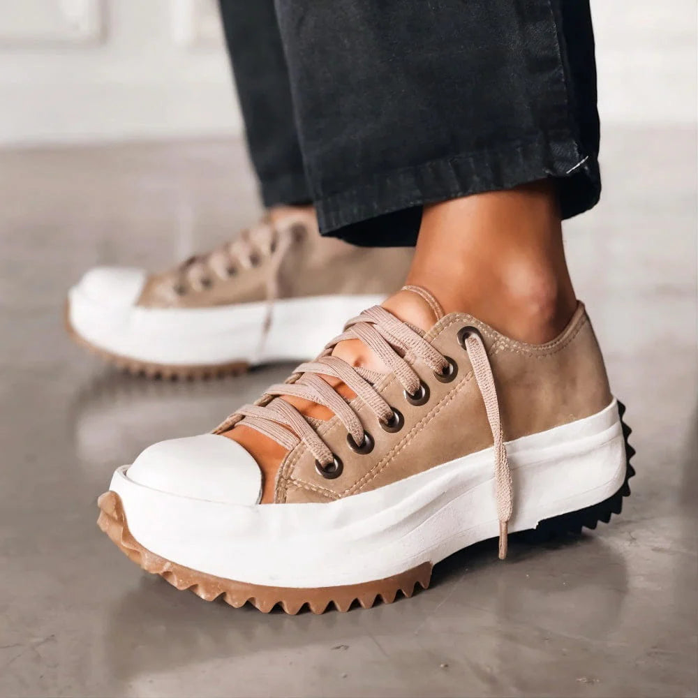 Image of Lillian | Women's Platform Lace-Up Sneakers
