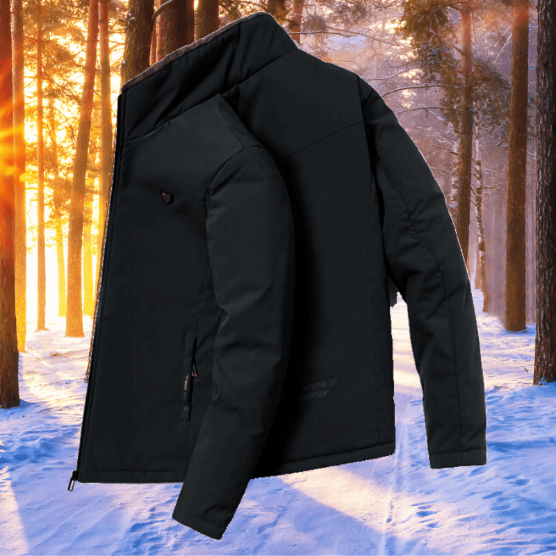 Long-Sleeve High-Neck Jacket