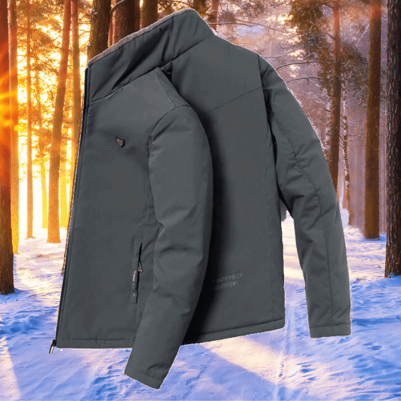 Long-Sleeve High-Neck Jacket