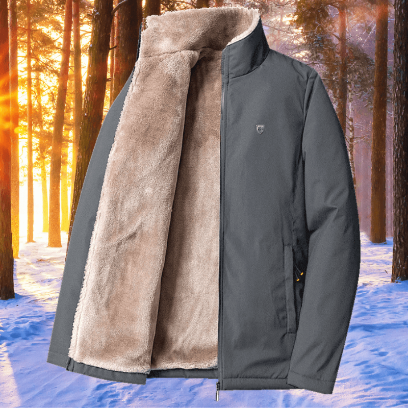 Long-Sleeve High-Neck Jacket