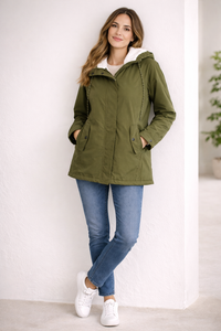 Wearclo | Women's Insulated Hooded Winter Parka