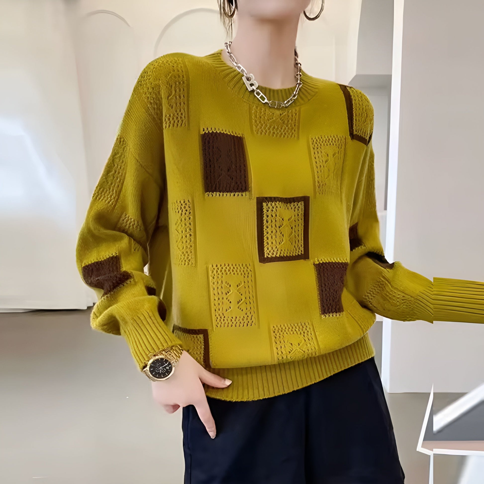 LumaVera™ Womens Sweater — Wrap Yourself in Cozy Confidence That Commands Every Room