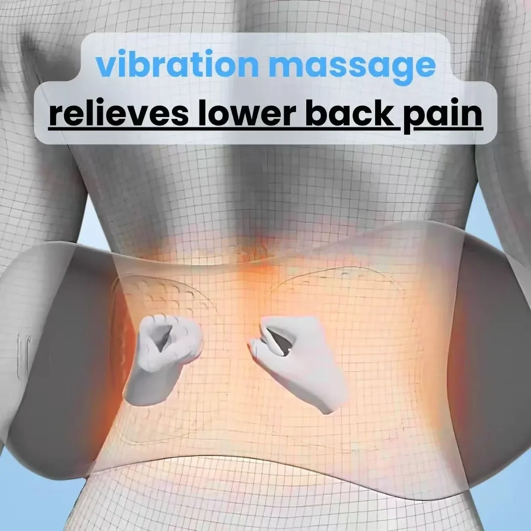 LuminaBack 3-in-1 Heated Vibration Massager For Sciatica