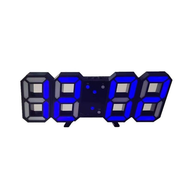 LumiSync 3D LED Wall Clock – Modern Digital Clock with Dimmable Lighting