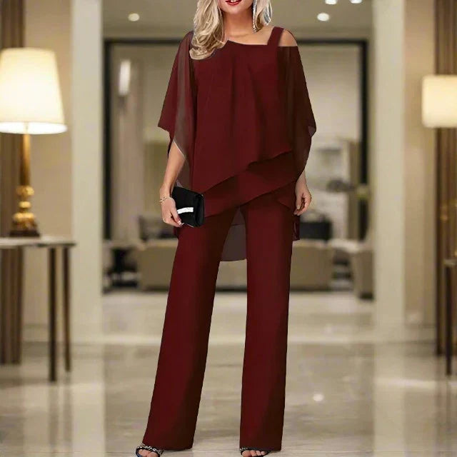 Luxury Chiffon Set for Elegant Evenings