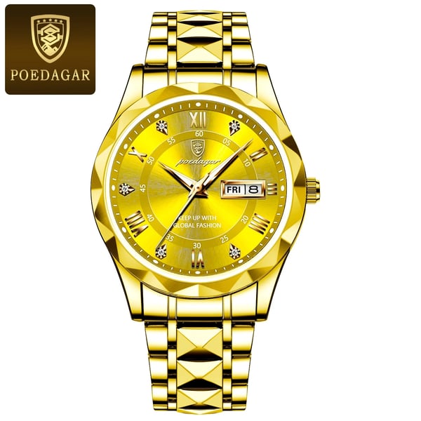 Luxury Waterproof Men's Watch from Premium Brand with Luminous Function
