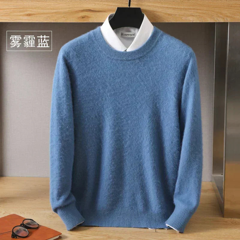 Lyra Cashmere O-Neck Sweater | 100% Pure Japanese-Knit