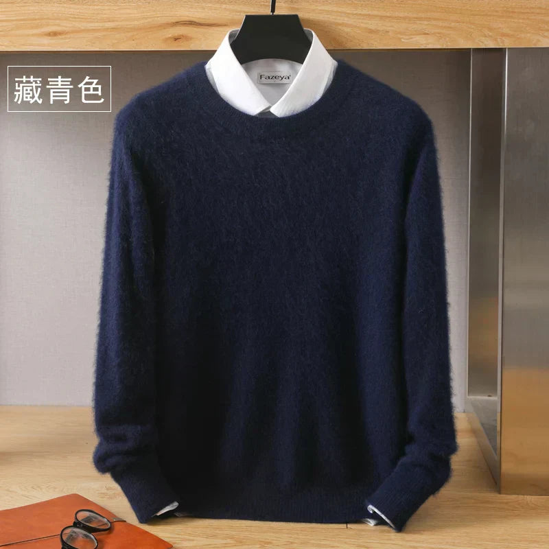 Lyra Cashmere O-Neck Sweater | 100% Pure Japanese-Knit